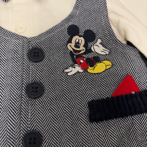 NWT Y2k Mickey Mouse Kids Vest Set - Picture 7 of 7